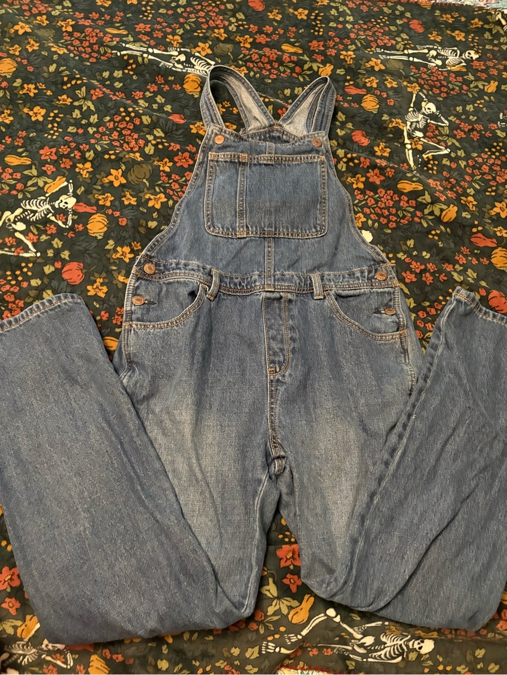 Old Navy Blue Denim Womens Overalls with Front Bib Pocket